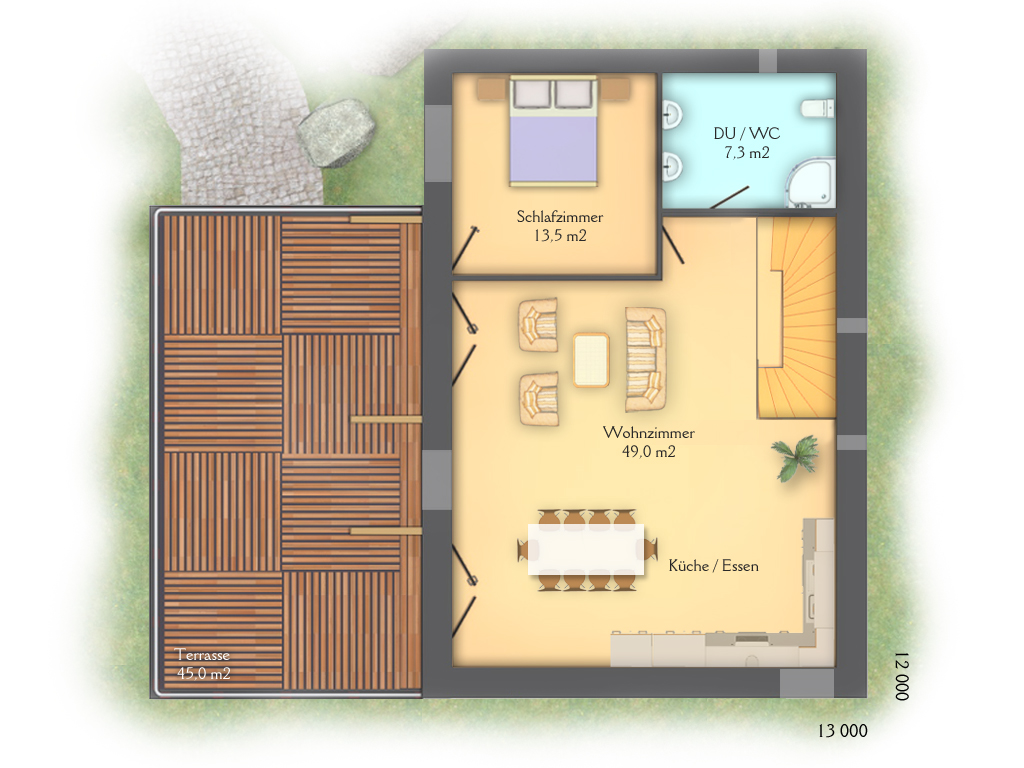 MODERN HOUSE PLAN SH170